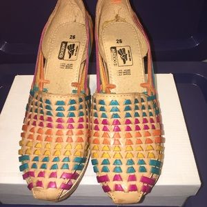 👡 Genuine Leather Mexican Espadrille Wedges!